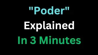 Испанский язык: объяснение глагола &laquo;Poder&raquo; за 3 минуты