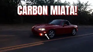 CARBON MIATA LED SIDE MARKER LIGHTS INSTALL!