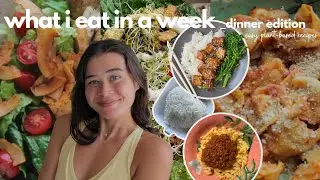 what I eat in a week dinner edition｜taking time off, mental health chats 🌷✨