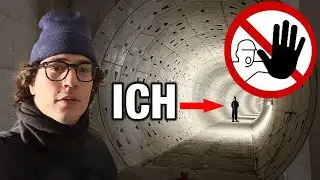 Ich bin in einen U-Bahn Tunnel geklettert...
