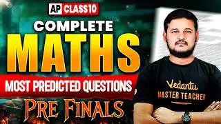 Maths  Last Minute Revision🔥 | Pre Finals 2026 | AP Class 10 SSC | Krishna Sir