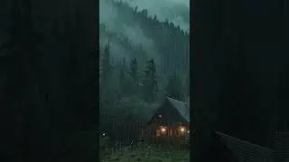 Dark Rain Ambience with Calm Piano | A Cozy Pause  #calmora #calmvibes