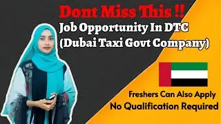 Dubai Jobs 2025 | DTC Hiring Taxi Drivers & Bike Riders | Great Opportunity