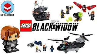 All LEGO Black Widow Sets so far - Lego Speed Build Review