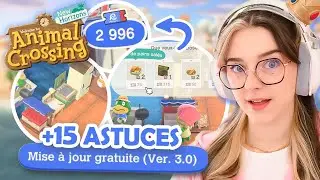 🩷✨ +15 ASTUCES sur la MAJ 3.0 d'Animal Crossing New Horizons !