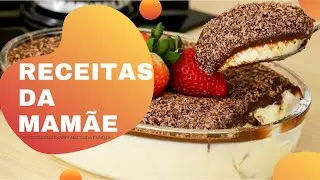 Como Fazer PUDIM DE CHOCOLATE CASEIRO - QUE J&Aacute; SAI RECEHADO DO FORNO (SIMPLES) - Receitas da mam&atilde;e