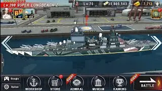 WARSHIP BATTLE Last Mission Of Game Completed With Super Longbeach Z