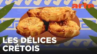Cr&egrave;te : les kalitsounia | Voyage en cuisine | ARTE &Eacute;vasion