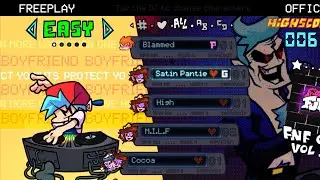 Mi gameplay de satin pantie fnf en easy (boyfriend remix)