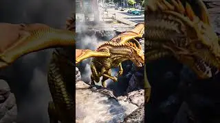 Gold Dragon  #Dragon#GoldDragon#WildDragon#Fantasy#EpicEdit#DragonEdit#MythicalCreatures #shorts