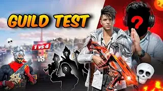 FREE FIRE LIVE 😎 1v4 GUILD TEST | TEAM CODE GIVEAWAY | #freefirelive #gyangaming #shortsfeed
