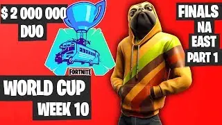 Fortnite World Cup Week 10 Highlights Final NA East Duo PART 1 [Fortnite World Cup Highlights]