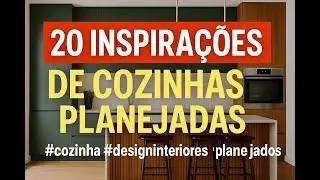 20 Inspira&ccedil;&otilde;es de Cozinhas Planejadas para Transformar Sua Casa #cozinha #designinteriores