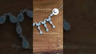 Un collier pour vous sublimer💗En #pierredelune pour magnifier votre f&eacute;minin pour La #saintvalentin