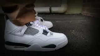 Air Jordan 4 &ldquo;Oxidized Green&rdquo; On Feet Fit Style