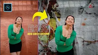 Add Background Texture In Photoshop | Adobe Photoshop 2023 Tutorial Video #adobephotoshop #editing