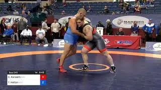 130 Kg Consolation Conor Karwath Rise Wrestling Vs Thomas Helton Southern IL RTC