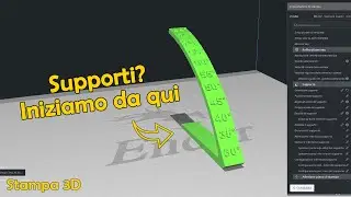 Test PLA Ep.3 - Supporti per stampa 3d? Iniziamo dall'Overhang test!