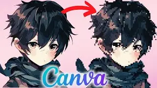 How To Turn Any Photos into Pixel Art In Canva (Canva Beginners Guide) - 2026