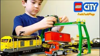 Lego City Train Sets! Train Pretend Play | JackJackPlays