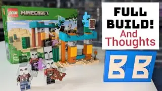 Lego MineCraft 21267: The Illager Desert Patrol: Full build and Thoughts