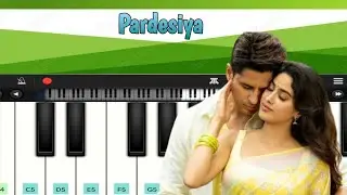 Pardesiya piano tutorial | param sundari movie| #pianolearn #pianotutorial #piano 
