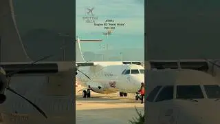 ATR72 pushback #aviation #airplane #best #airport #aviationlovers #spain #planespotting