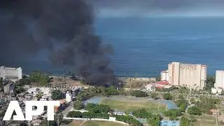 Burning Vehicles Send Black Smoke Over Puerto Vallarta After El Mencho Death | APT