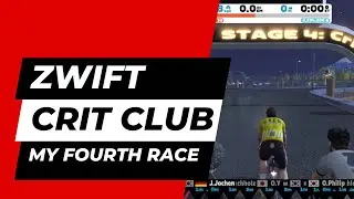 Zwift Crit Club Stage 4 - Neokyo Crit Course Cat C - My Fourth Race (and first win!)