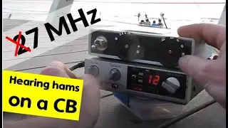 Настройку CB-радио на 27 МГц для любительской радиосвязи на 7 МГц.