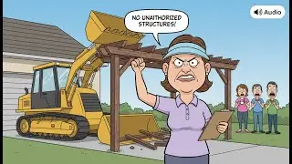 HOA Karen Bulldozes Backyard Dream – Silent Victim Strikes Back Hard