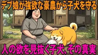 欲深い豪農に虐げられたデブ女中と丸々太った子犬    人の欲を見抜く子犬、その真実 | 民話 | 野談 | 時代劇 | 昔話 | 説話 | オーディオブック | 伝説