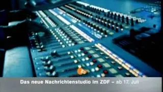 Das neue Nachrichtenstudio im ZDF - Ab 17. Juli
