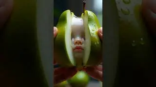 Pear Fruit Baby Reveal🍐#fruitbaby #aibaby #aiasmr #asmr #satisfying #shorts #fyp