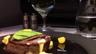 Qatar Airways Business Class Food [DOH - BKK] Lava Cake [A350-900]