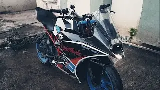 Installing KTM duke handle setup in RC200