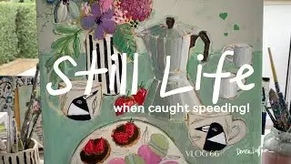STILL LIFE + WATER COLOUR DEMO with a little Artist Chat at the end ART WEEKLY Vlog 66