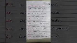 Full form of PDF,CCTV,ATM,NGO,URL,CEO#knowledge #gk #shorts