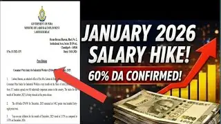 AICPIN December 2025 released DA HIKE | 8th Pay Commission News | 60% DA Confirmed from Jan 2026