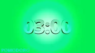3 Minute Timer - Study - Work - Deep Focus - Countdown Timer - No Music