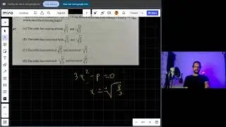 JEE Finding minima and maxima of a cubic function