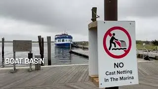 Captree State Park Scenic Overlook & Boat Basin - Walk.  Long Island, NY