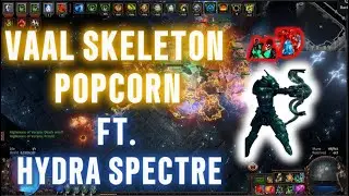 Poe 3.27 - Vaal Summon skeleton ft. Perfect Hydra spectre vs T17