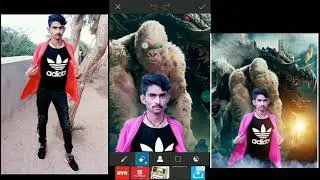 Picsart tutorial | Gorilla Movie Poster |Editing | Best Editing Step by Step |