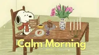 [𝗽𝗹𝗮𝘆𝗹𝗶𝘀𝘁] Calming Oldies Jazz for Cozy Morning with Snoopy ☕📼 Warm & Cheerful |