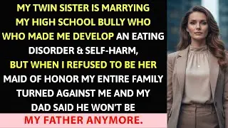 My Twin Sister Is Marrying My High School Bully Who Made Me Develop an Eating Disorder & Self-Harm..