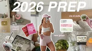 NEW YEAR RESET 🎆 prepping for 2026, goals, self reflection, ins & outs, vision board!! 