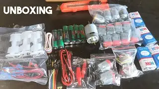 Unboxing Basic Starter Science Project Kit Useful For School Science Project  7750C Motor  Drone Mo