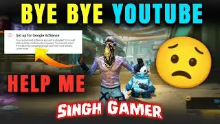 Singh Gamer 🥺 Bye Bye YouTube 👉New Channel @sgesports-ff
