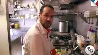Recette : Pavé de lieu jaune et grecque de légumes par Pierre-Olivier Lenormand